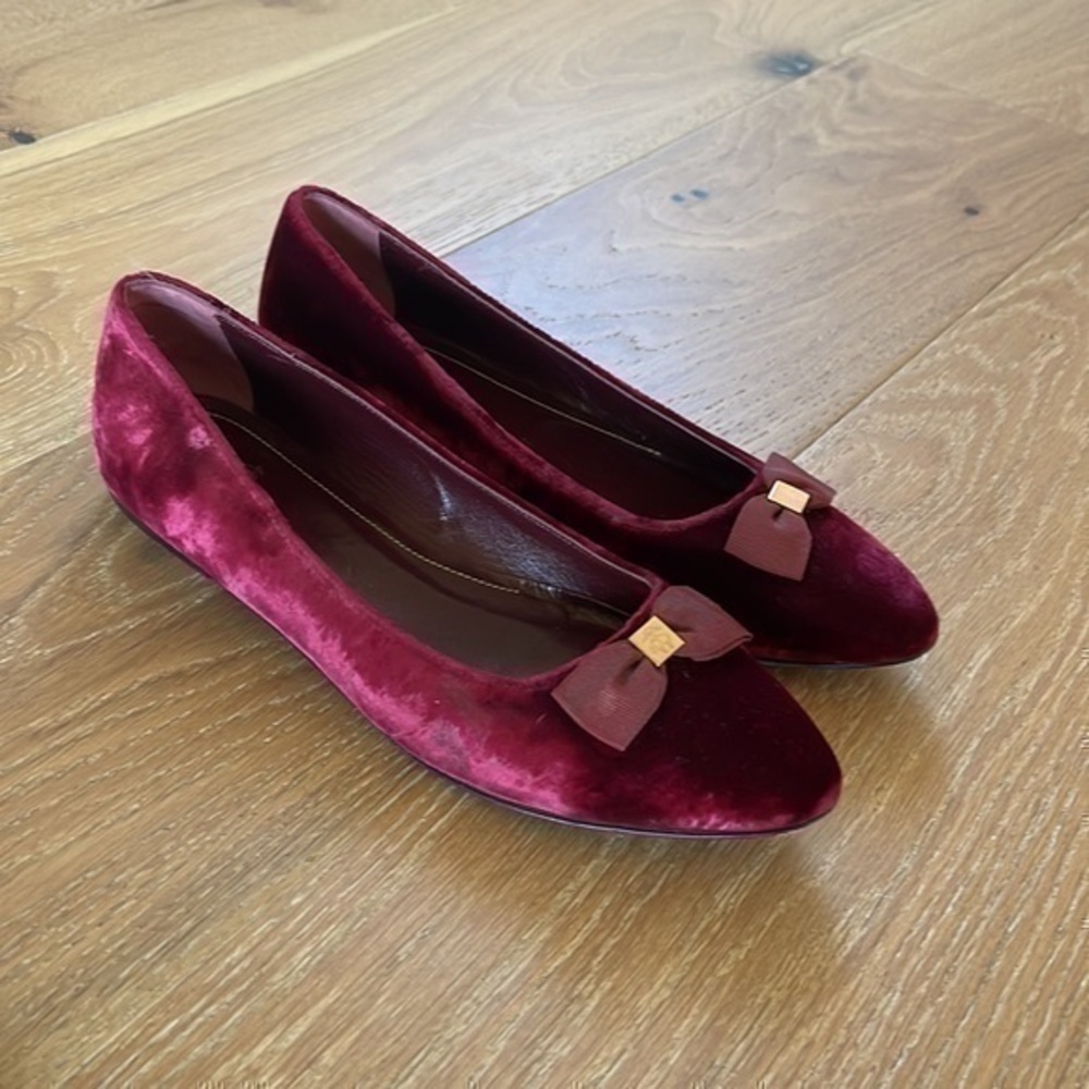 Brooks brothers Italian bow suede flats - Picture 2 of 15
